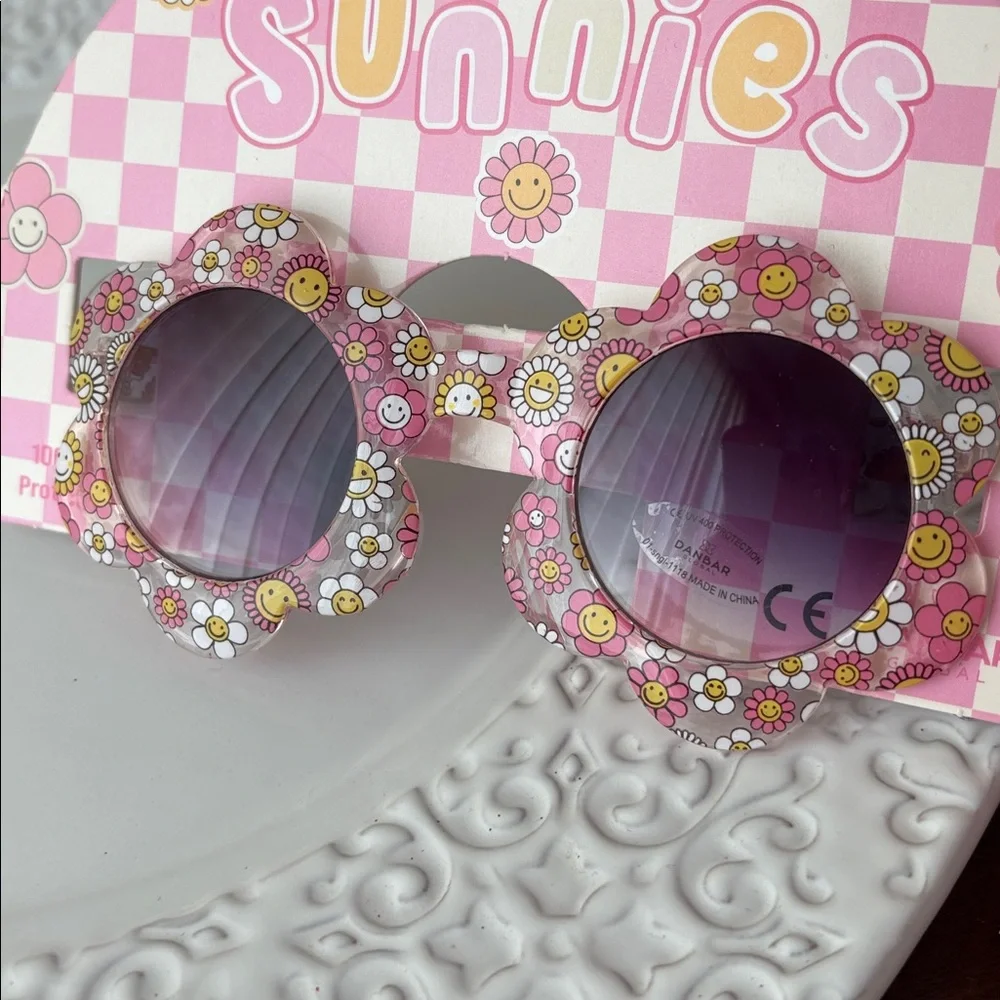 NWOT Pink Flower Sunnies for Kids
